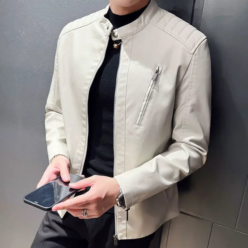 Adrian™ | Jachetă Elegantă din Piele