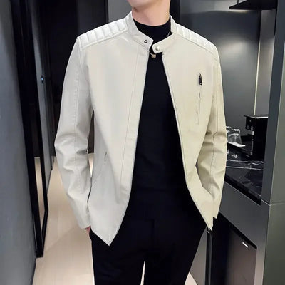 Adrian™ | Jachetă Elegantă din Piele